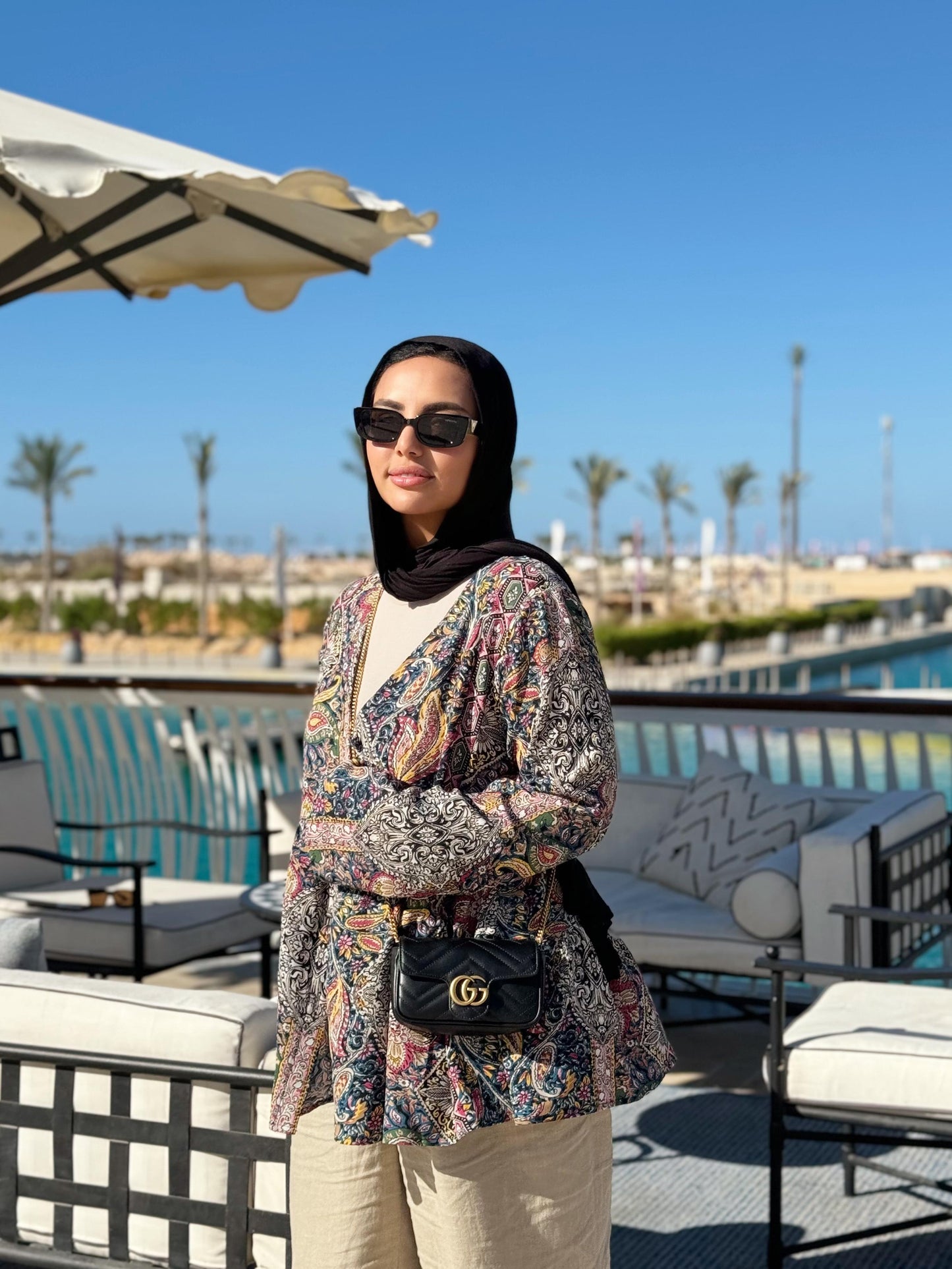 Printed Cotton Blouse