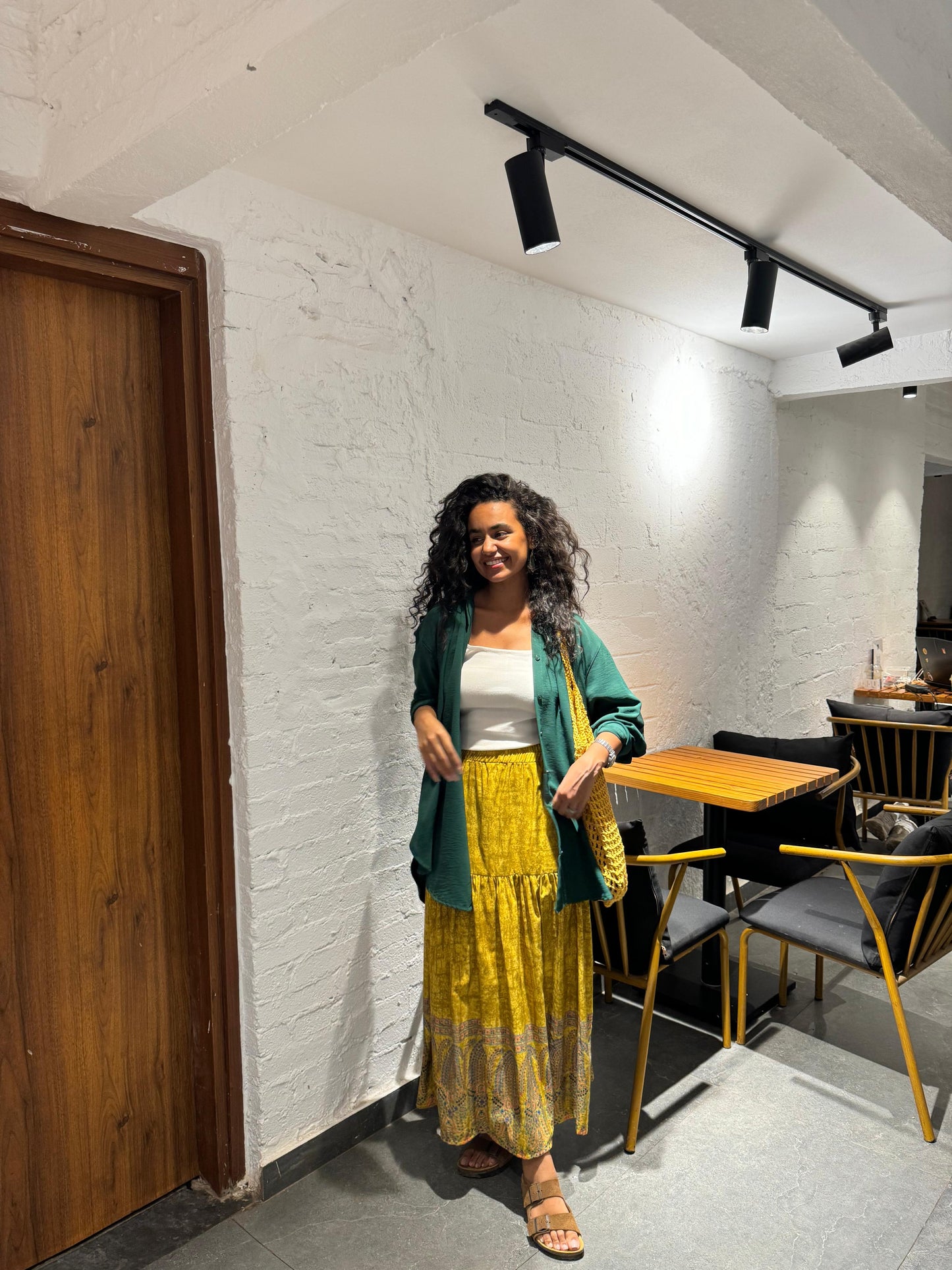 yellow Ashya indian skirt