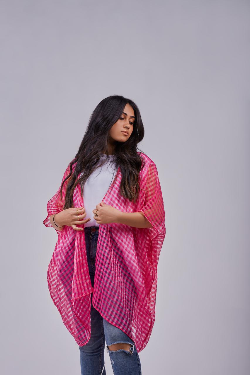 Pink ashya kimono