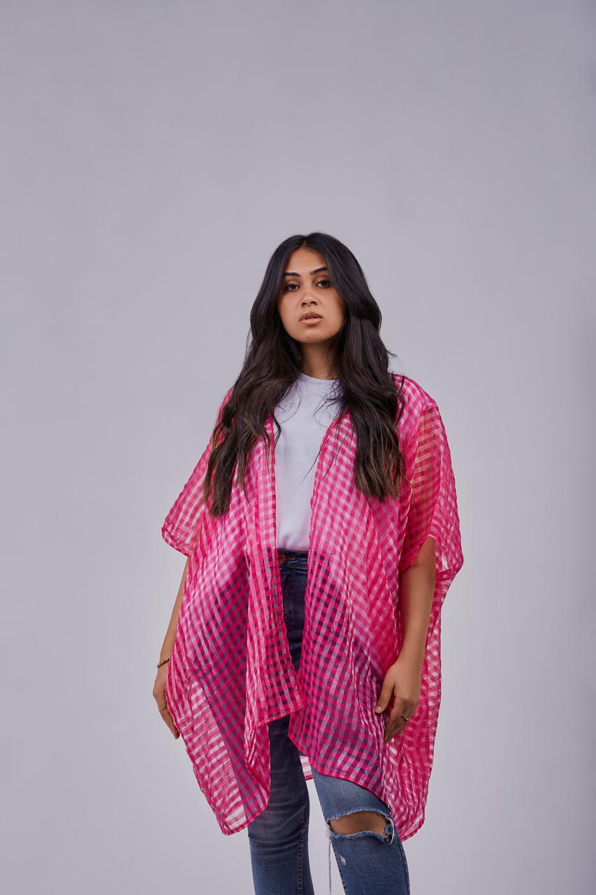 Pink ashya kimono