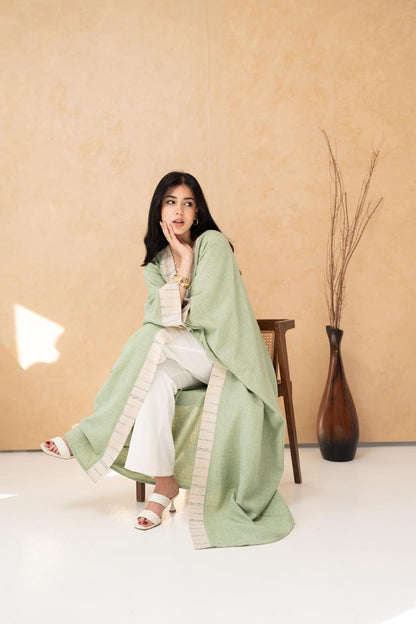 Ashya linen abaya