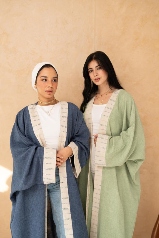 Ashya linen abaya