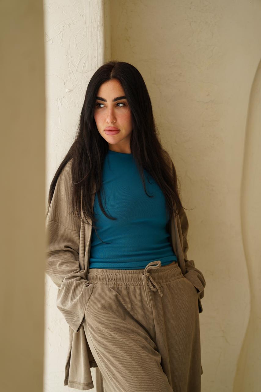 Corded Velvet Lounge Set