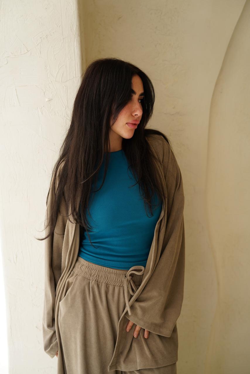 Corded Velvet Lounge Set