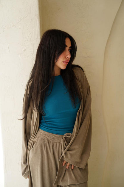 Corded Velvet Lounge Set