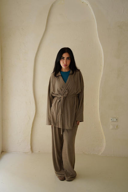 Corded Velvet Lounge Set