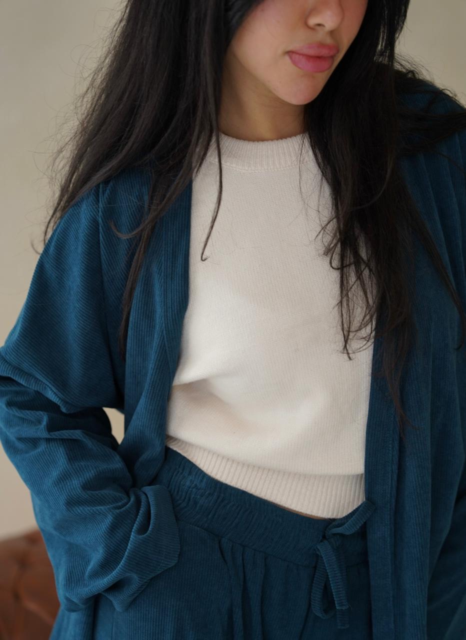 Corded Velvet Lounge Set